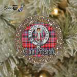 Preston Celtic Circle Plaid Ornament Gift. Christmas Tree Ornament Tartan Ornament Great Christmas Ornaments Gift - Scotstee Shop