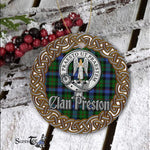 Preston Hunting Celtic Circle Plaid Ornament Gift. Christmas Tree Ornament Tartan Ornament Great Christmas Ornaments Gift - Scotstee Shop