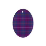 Pride Of Glencoe Tartan Oval Ornaments, Christmas Tree Ornament, Plaid Christmas Ornaments, Ceramic Oval Christmas Tree Decoration, Tartan Oval Ornaments, Christmas Tree Ornament, Plaid Christmas Ornaments, Ceramic Oval Christmas Tree Decoration