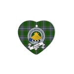 Pringle Scottish Clan Badge Plaid Christmas Ornaments Gift Heart Ornament Pringle Clan Tartan Ornaments, Plaid Ornament, christmas Ornament, plaid christmas ornament