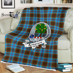 Products Anderson Tartan Blanket Plaid Blanket Anderson Clan Badge Tartan Blanket - Scotstee Shop