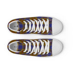Plaid Tartan Men High Top Sneakers Clan Balfour Modern Plaid Converse High Tops Sneakers, Converse Christmas Sneakers