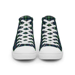 Plaid Tartan Men High Top Sneakers Clan Bannatyne Plaid Converse High Tops Sneakers, Converse Christmas Sneakers