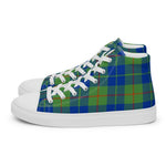 Plaid Tartan Men High Top Sneakers Clan Barclay Hunting Ancient Plaid Converse High Tops Sneakers, Converse Christmas Sneakers