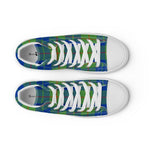 Plaid Tartan Men High Top Sneakers Clan Barclay Hunting Ancient Plaid Converse High Tops Sneakers, Converse Christmas Sneakers