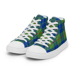 Plaid Tartan Men High Top Sneakers Clan Barclay Hunting Ancient Plaid Converse High Tops Sneakers, Converse Christmas Sneakers