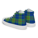 Plaid Tartan Men High Top Sneakers Clan Barclay Hunting Ancient Plaid Converse High Tops Sneakers, Converse Christmas Sneakers