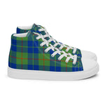 Plaid Tartan Men High Top Sneakers Clan Barclay Hunting Ancient Plaid Converse High Tops Sneakers, Converse Christmas Sneakers
