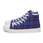 Plaid Tartan Men High Top Sneakers Clan Elliot Plaid Converse High Tops Sneakers, Converse Christmas Sneakers