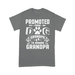 Scotstee Shop - Promoted From Dog Grandpa To Human Grandpa - Father's Day Shirts