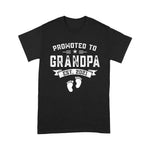 Scotstee Shop - Promoted To Grandpa Est 2021 New Gift For Dad Custom Father's Day Shirt