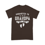 Scotstee Shop - Promoted To Grandpa Est 2021 New Gift For Dad Custom Father's Day Shirt