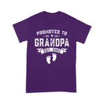 Scotstee Shop - Promoted To Grandpa Est 2021 New Gift For Dad Custom Father's Day Shirt