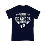 Scotstee Shop - Promoted To Grandpa Est 2021 New Gift For Dad Custom Father's Day Shirt