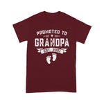 Scotstee Shop - Promoted To Grandpa Est 2021 New Gift For Dad Custom Father's Day Shirt