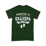 Scotstee Shop - Promoted To Grandpa Est 2021 New Gift For Dad Custom Father's Day Shirt