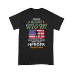 Scotstee Shop - Proud Army Mom I Raised My Heroes Camouflage Graphics Army 4th of July Shirt Army Mom Shirt Army Shirts