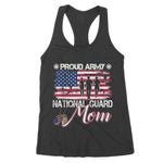 Proud Army National Guard Mom USA Heart Mothers Day Women's Tank Top army mom shirt Army Shirts - Scotstee Shop