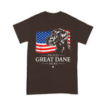 Scotstee Shop - Proud Great Dane Mom American Flag Patriotic Giant Dog Gift 4th Of July Shirt