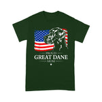 Scotstee Shop - Proud Great Dane Mom American Flag Patriotic Giant Dog Gift 4th Of July Shirt