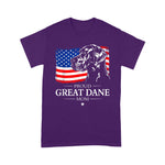 Scotstee Shop - Proud Great Dane Mom American Flag Patriotic Giant Dog Gift 4th Of July Shirt