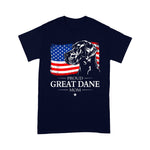 Scotstee Shop - Proud Great Dane Mom American Flag Patriotic Giant Dog Gift 4th Of July Shirt