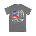 Scotstee Shop - Proud Great Dane Mom American Flag Patriotic Giant Dog Gift 4th Of July Shirt