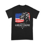 Scotstee Shop - Proud Great Dane Mom American Flag Patriotic Giant Dog Gift 4th Of July Shirt