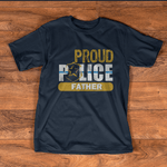 Scotstee Shop - Proud Police Dad Academy Military Father Day Shirts