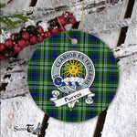 Purves Scottish Clan Badge Plaid Ornament Gift. Christmas Tree Ornament Purves Clan Tartan Ornament Great Christmas Ornaments Gift - Scotstee Shop