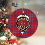 Rait Scottish Clan Plaid Ornament Gift. Christmas Tree Ornament Rait Clan Tartan Ornament Great Christmas Ornaments Gift - Scotstee Shop