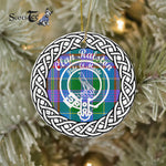 Ralston Clan Tartan Crest Badge Plaid Ornament Gift. Christmas Tree Ornament Tartan Ornament Great Christmas Ornaments Gift - Scotstee Shop