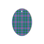 Ralston Tartan Oval Ornaments, Christmas Tree Ornament, Plaid Christmas Ornaments, Ceramic Oval Christmas Tree Decoration, Tartan Oval Ornaments, Christmas Tree Ornament, Plaid Christmas Ornaments, Ceramic Oval Christmas Tree Decoration