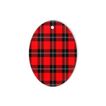 Ramsay Modern Tartan Oval Ornaments, Christmas Tree Ornament, Plaid Christmas Ornaments, Ceramic Oval Christmas Tree Decoration, Tartan Oval Ornaments, Christmas Tree Ornament, Plaid Christmas Ornaments, Ceramic Oval Christmas Tree Decoration
