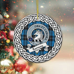 Ramsay Tartan Ornament,  ceramic ornament, personalized christmas ornaments, christmas tree ornaments, christmas door decorations, Plaid Ornament, Tartan Ceramic Ornament