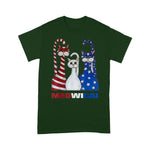 Scotstee Shop - Red White Blue Cat American Flag Patriotic 4th Of July Shirt