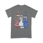 Scotstee Shop - Red White Blue Cat American Flag Patriotic 4th Of July Shirt
