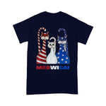 Scotstee Shop - Red White Blue Cat American Flag Patriotic 4th Of July Shirt