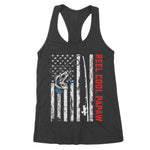 Reel Cool Papaw American Flag Fishing Birthday Gifts Women's Tank Top - Scotstee Shop