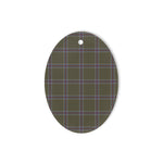 Renn Faire Tartan Oval Ornaments, Christmas Tree Ornament, Plaid Christmas Ornaments, Ceramic Oval Christmas Tree Decoration, Tartan Oval Ornaments, Christmas Tree Ornament, Plaid Christmas Ornaments, Ceramic Oval Christmas Tree Decoration
