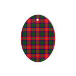 Riddell Tartan Oval Ornaments, Christmas Tree Ornament, Plaid Christmas Ornaments, Ceramic Oval Christmas Tree Decoration, Tartan Oval Ornaments, Christmas Tree Ornament, Plaid Christmas Ornaments, Ceramic Oval Christmas Tree Decoration