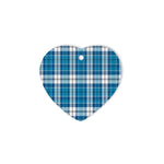 Roberton Tartan Heart Ornaments, Christmas Tree Ornament, Plaid Christmas Ornaments, Ceramic Heart Christmas Tree Decoration, Christmas Ornament, Plaid Ornament, Tartan Ornament, Buffalo Plaid Ornament