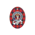 Robertson Scottish Clan Badge Plaid Ornament Gift. Christmas Tree Ornament Robertson Tartan Ornament,  ceramic ornament, personalized christmas ornaments, christmas tree ornaments, christmas door decorations, Plaid Ornament, Tartan Ceramic Ornament