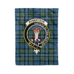 Robertson Tartan Blanket Plaid Blanket Robertson Hunting Ancient Clan Crest Badge Tartan Blanket Scottish Plaid Throw Blanket - Scotstee Shop