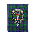 Robertson Tartan Blanket Plaid Blanket Robertson Hunting Modern Clan Crest Badge Tartan Blanket Scottish Plaid Throw Blanket - Scotstee Shop