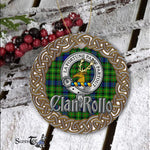 Rollo Celtic Circle Plaid Ornament Gift. Christmas Tree Ornament Tartan Ornament Great Christmas Ornaments Gift - Scotstee Shop
