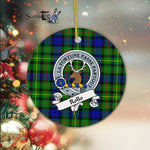 Rollo Scottish Clan Badge Plaid Ornament Gift. Christmas Tree Ornament Rollo Clan Tartan Ornament Great Christmas Ornaments Gift - Scotstee Shop