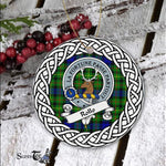 Rollo Tartan Ornament,  ceramic ornament, personalized christmas ornaments, christmas tree ornaments, christmas door decorations, Plaid Ornament, Tartan Ceramic Ornament