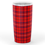 Rose Tartan Tumbler Scottish Rose Plaid Tumbler - Scotstee Shop