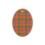 Ross Ancient Tartan Oval Ornaments, Christmas Tree Ornament, Plaid Christmas Ornaments, Ceramic Oval Christmas Tree Decoration, Tartan Oval Ornaments, Christmas Tree Ornament, Plaid Christmas Ornaments, Ceramic Oval Christmas Tree Decoration
